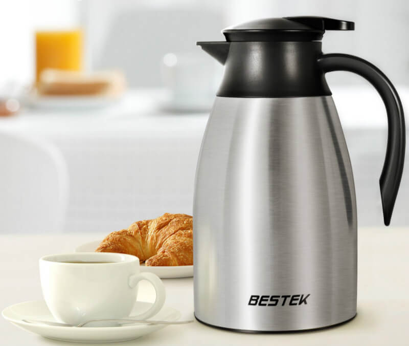 Double Wall Vacuum Electric Thermos Kettle with Digital